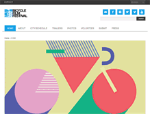 Tablet Screenshot of bicyclefilmfestival.com